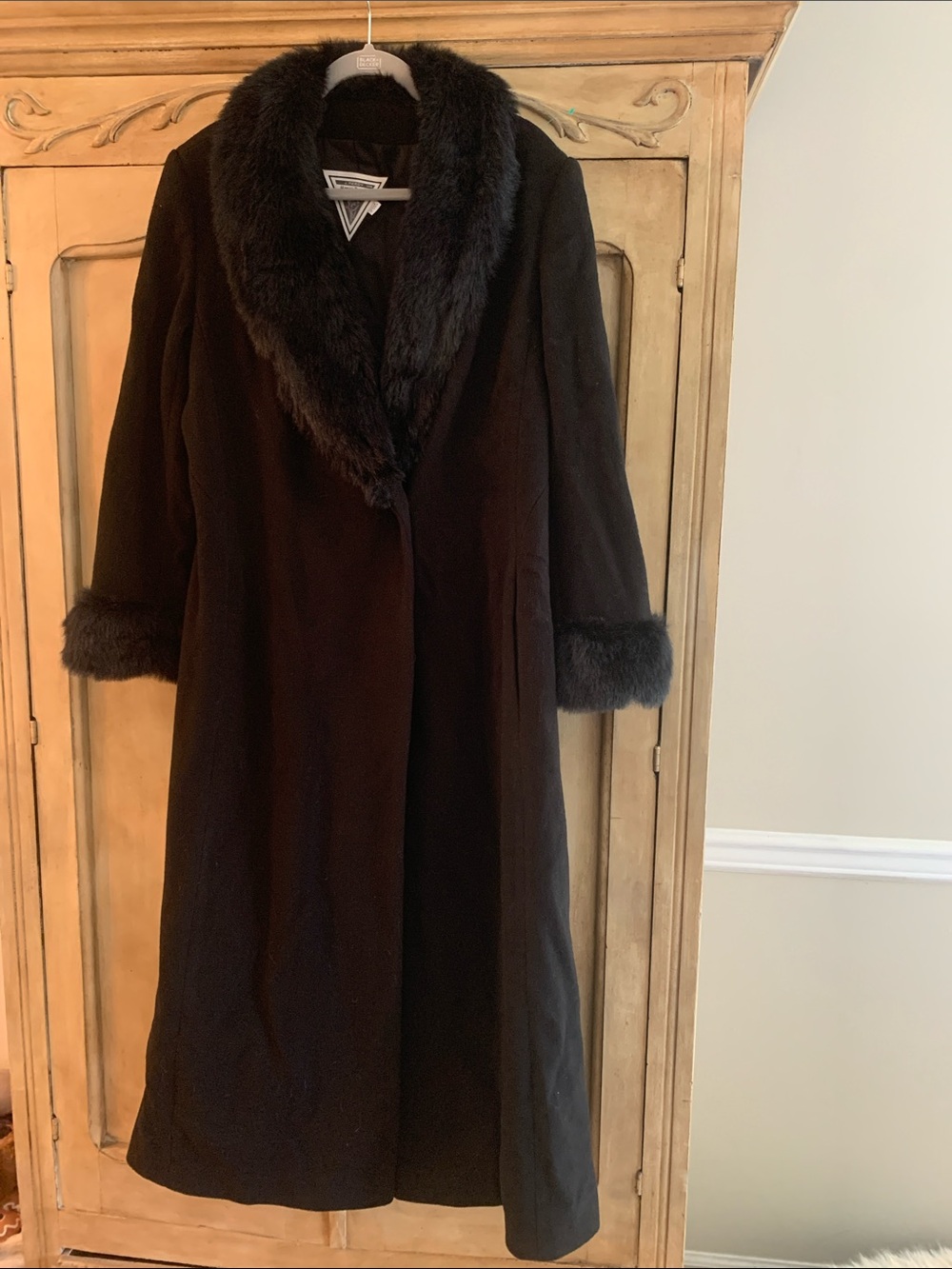 J. Percy for Marvin Richards black trench, size 10